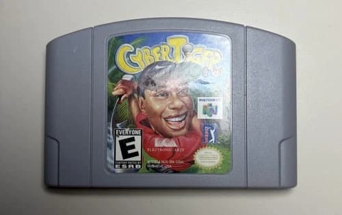 CyberTiger (Nintendo 64 N64, 2000) Cartridge Only Tested Working Tiger Woods