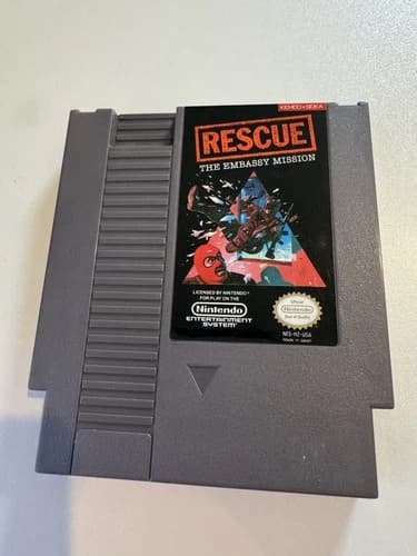 Rescue: The Embassy Mission Nintendo NES. Clean And Tested