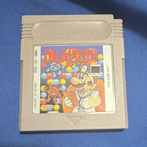 Nintendo Dr. Mario Puzzle Game Cartridge for Game Boy, NTSC-U/C, 1990, E