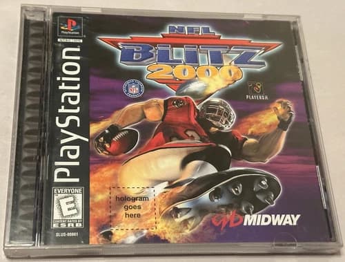 NFL Blitz 2000 (Sony PlayStation 1, PS1) CIB Complete Black Label with Reg. Card