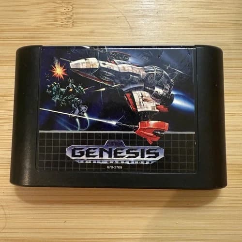 SEGA 💥 Lightening Force: Quest for the Darkstar 💥 Genesis Cart Only Shmup 💎