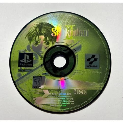 Suikoden II 2 (PlayStation 1 PS1)works🔥Disc Only Near Mint!