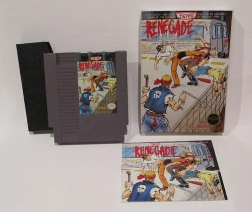 RENEGADE Nintendo NES Complete in box CIB TAITO