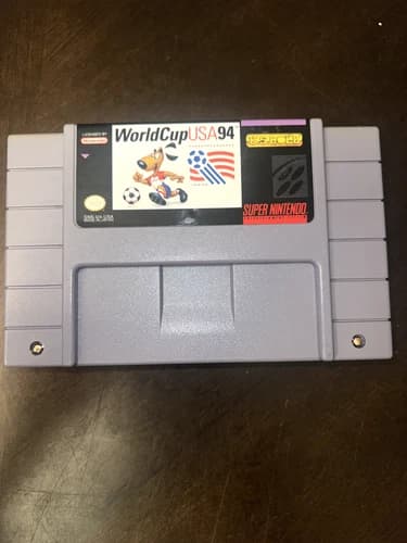World Cup USA '94 SNES Authentic Cart, Cleaned, Tested & Working