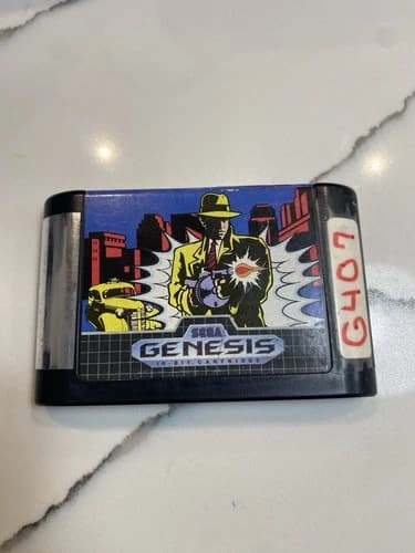 Dick Tracy (Sega Genesis, 1990) Cartridge Only Authentic Tested