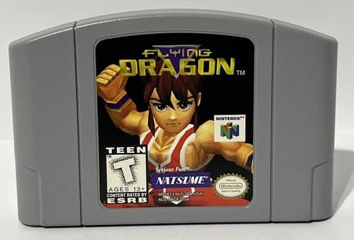 Flying Dragon Nintendo 64 N64 Authentic Retro Game Cartridge Only