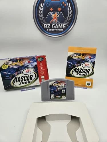 Nascar 2000 Nintendo 64 N64 Complete In Box CIB