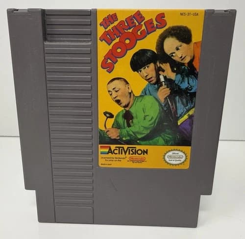 The Three Stooges (Nintendo Entertainment System NES, 1989) AUTHENTIC | TESTED