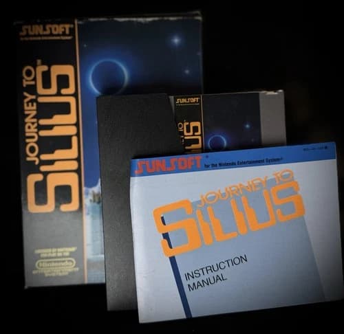 NES Journey to Silius CIB Complete In Box Nintendo Video Game Box Manual