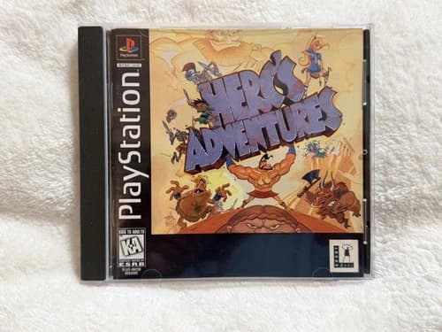 Herc's Adventures (PS1) CIB W. REG CARD Tested Works! 1997