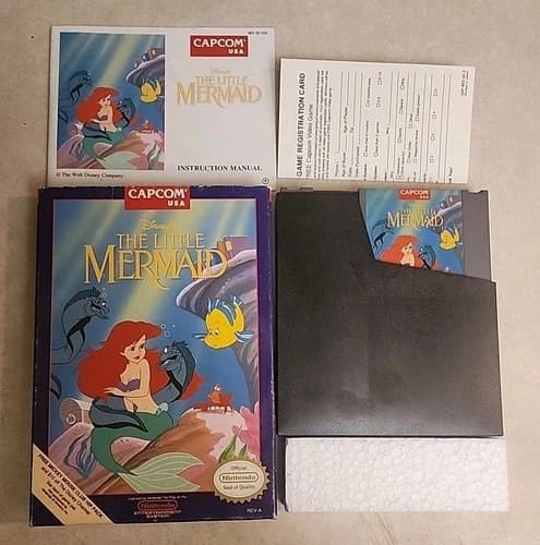 Disney's The Little Mermaid for Nintendo Entertainment System by Capcom Complete