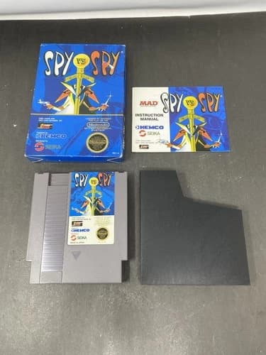 Spy vs. Spy (Nintendo Entertainment System, 1988) Nes Game Complete CIB box