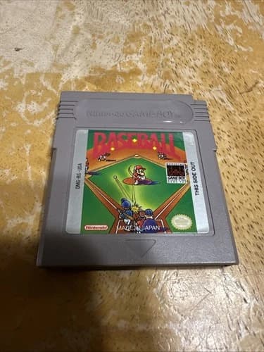 Baseball (Nintendo Game Boy, 1989) Authentic Game Cartridge – Tested & Working