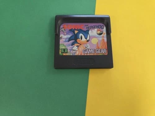 Sonic the Hedgehog 1 Sega Game Gear Cartridge