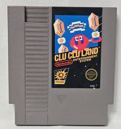 Clu Clu Land Nintendo Entertainment System NES GAME ONLY TESTED SEE PHOTOS