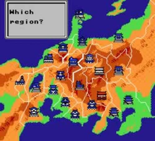 Shingen The Ruler - Fun NES Nintendo Strategy Game