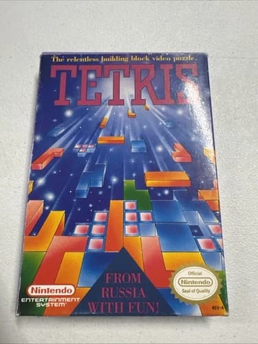 Tetris (Nintendo Entertainment System, 1989) CIB- Tested