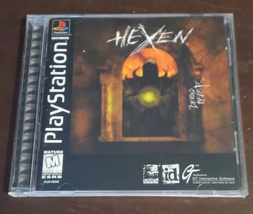 Hexen (Sony PlayStation 1, 1997) CiB Complete in Box PS1 PSone TESTING WORKING!!