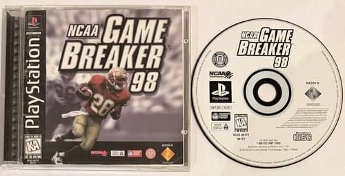 NCAA GameBreaker 98 (Sony PlayStation 1, PS1) COMPLETE!! | CIB | M1479