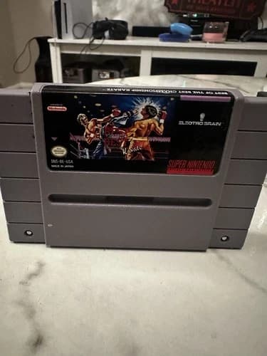 Best of the Best: Championship Karate SNES Super Nintendo Authentic Working