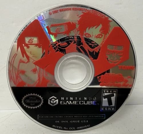 Naruto: Clash of Ninja 2 (Nintendo GameCube, 2006) Disc Only Tested
