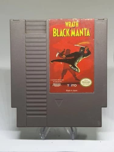 Wrath of the Black Manta NES Nintendo Tested Working Taito Cart