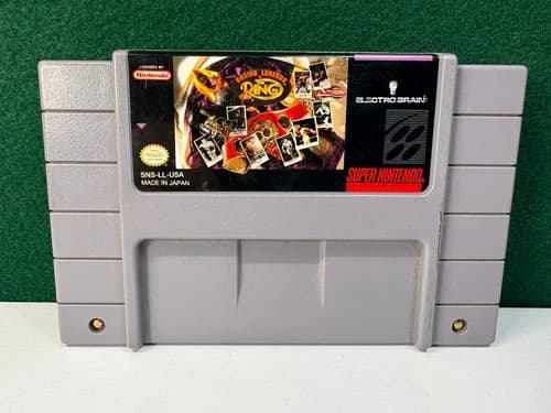 Boxing Legends of the Ring (Super Nintendo SNES, 1993) Authentic. Working.