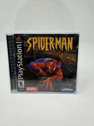 Spider-Man PS1 Black Label (PlayStation) - CIB with manual