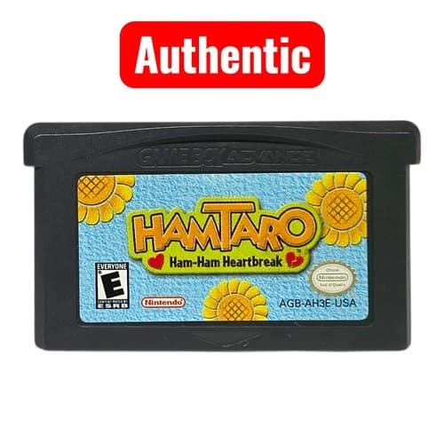Hamtaro Ham Ham Heartbreak (Nintendo Game Boy Advance 2003) GBA Authentic K16