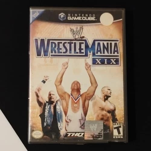 WWE Wrestlemania XIX Nintendo GameCube THQ Manual Included complete