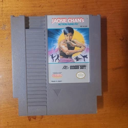Jackie Chan's Action Kung Fu (Nintendo NES) Cartridge Tested READ