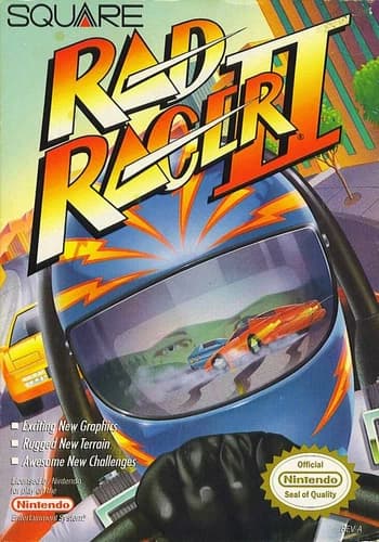 Rad Racer II (Nintendo Entertainment System, 1990) NES Cartridge, Tested