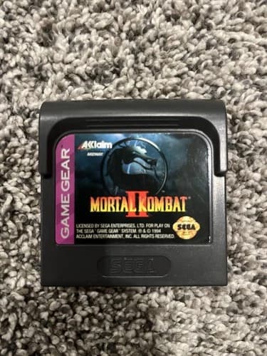 Mortal Kombat II (Sega Game Gear, 1993) Cartridge Only