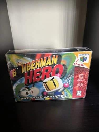 Bomberman Hero N64 Nintendo COMPLETE CIB Authentic TESTED