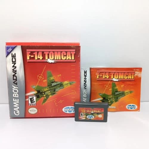 F-14 Tomcat (Nintendo Gameboy Advance GBA) In Box With Manual Tested