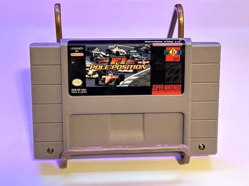 F1 Pole Position Super Nintendo SNES 1992 Authentic Tested Working Cart Nice