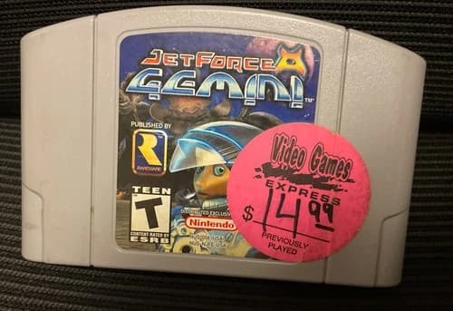 Jet Force Gemini Nintendo 64 N64 Authentic Tested Cartridge Only