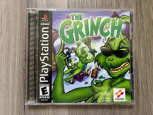 The Grinch (Sony PlayStation 1, 2000) Black Label Complete CIB PS1 Game