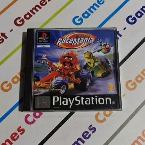PS1 MUPPET RACEMANIA PLAYSTATION 1 ITALIAN COMPLETE WELL MAINTAINED