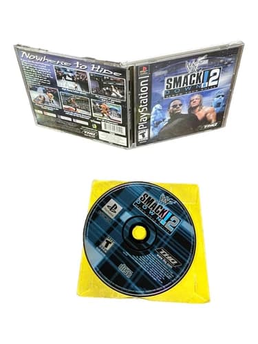Sony PlayStation 1 PS1 CIB Complete TESTED WWF SmackDown 2: Know Your Role BL