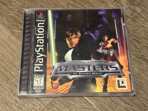 Star Wars Masters of Teras Kasi Playstation 1 PS1 Complete CIB Tested Authentic