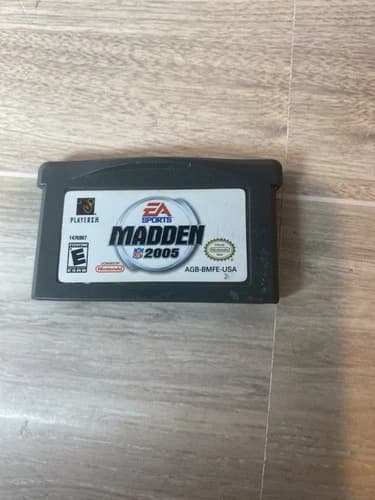 Madden NFL 05 Game Boy Advance Tested Working Football Sports Game GBA Cartridge