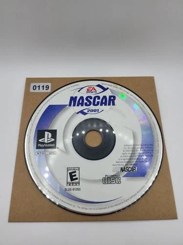 NASCAR 2001 (Sony PlayStation 1, 2000, PS1) DISC ONLY | NO TRACKING
