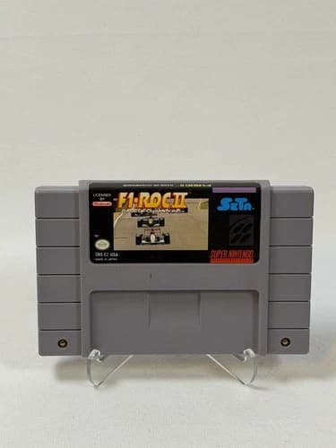 F1 ROC II: Race of Champions (Super Nintendo/SNES, 1994) - Tested & Working!