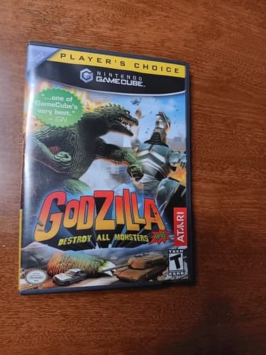 Godzilla Destroy All Monsters Melee Nintendo Gamecube w Manual CIB Ghidorah