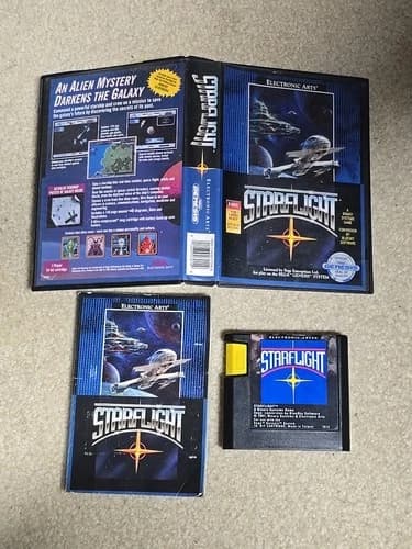 Starflight (Sega Genesis, 1991) CIB COMPLETE EXCELLENT