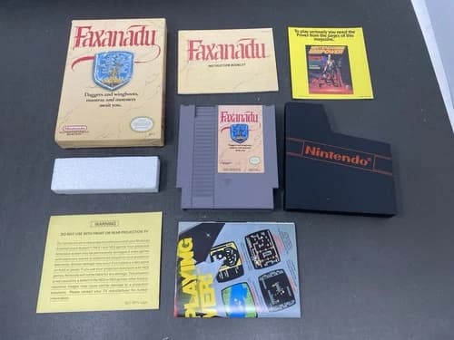Faxanadu (Nintendo Entertainment System, 1989) CIB