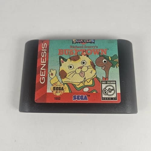 Richard Scarry's Busytown (Sega Genesis Authentic Cartridge only Tested