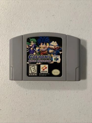 Goemon's Great Adventure (Nintendo 64) N64 Authentic Cartridge Only Tested