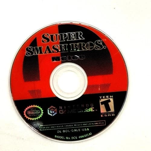 Super Smash Bros Melee GameCube DISC ONLY Tested & Working Nintendo Gamecube